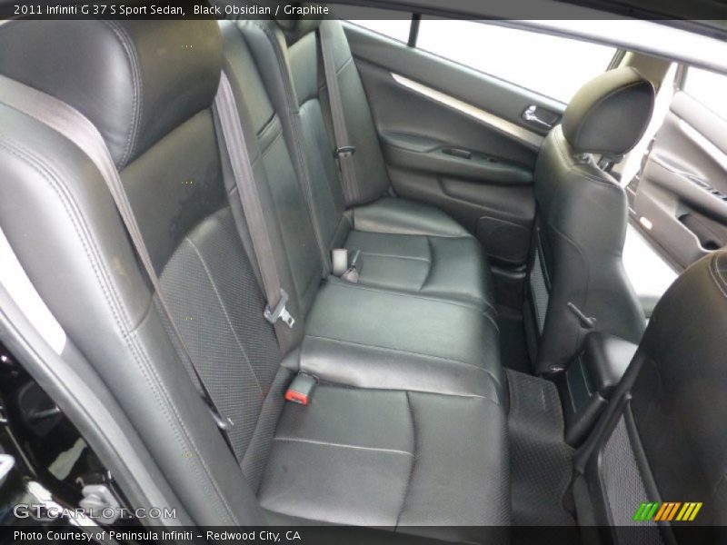 Black Obsidian / Graphite 2011 Infiniti G 37 S Sport Sedan