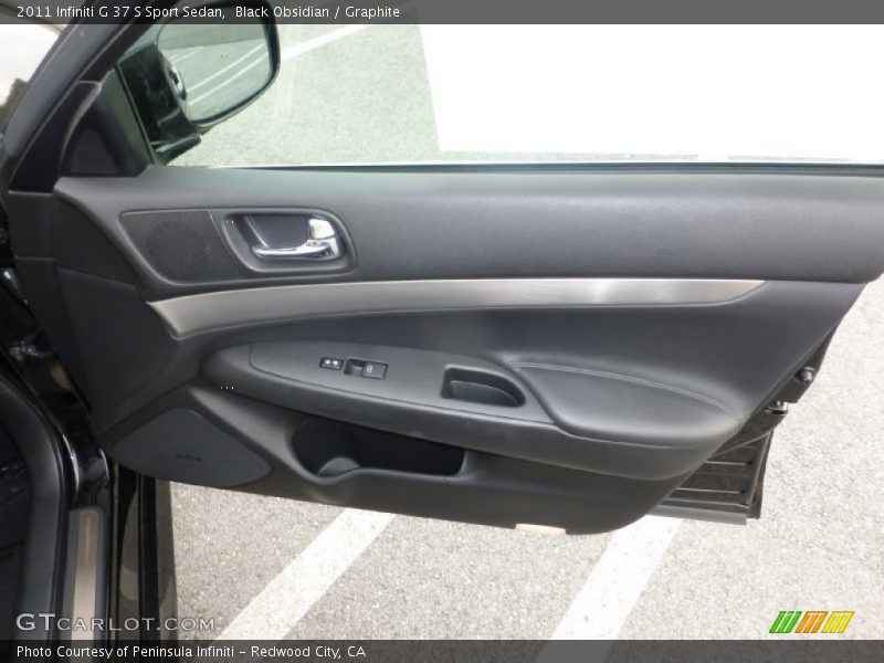 Black Obsidian / Graphite 2011 Infiniti G 37 S Sport Sedan