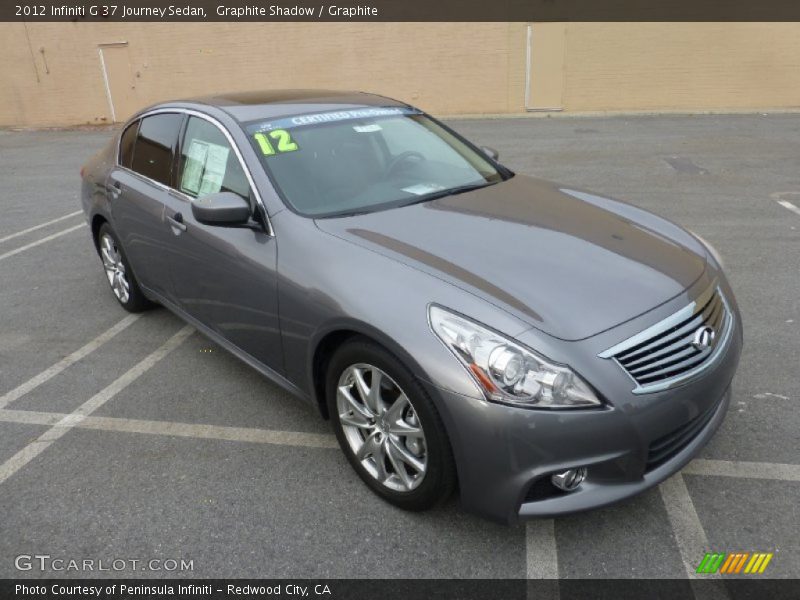Front 3/4 View of 2012 G 37 Journey Sedan