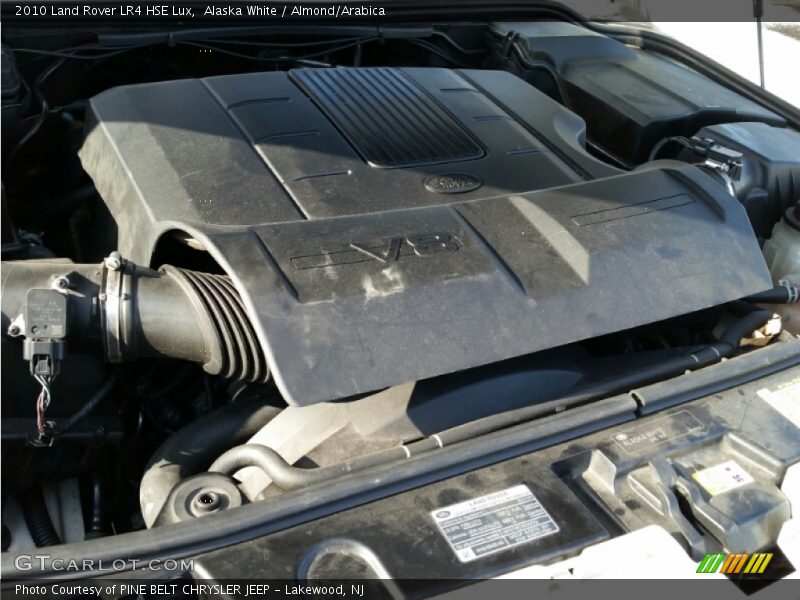 Alaska White / Almond/Arabica 2010 Land Rover LR4 HSE Lux