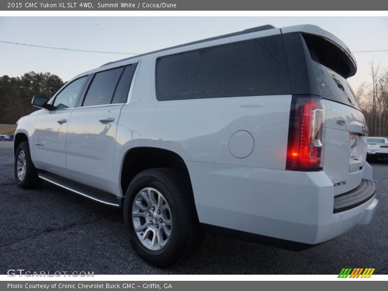 Summit White / Cocoa/Dune 2015 GMC Yukon XL SLT 4WD