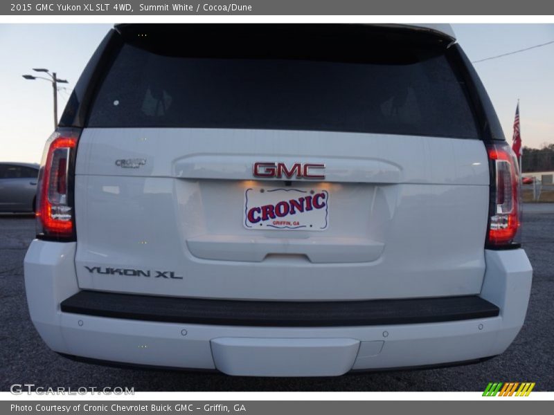 Summit White / Cocoa/Dune 2015 GMC Yukon XL SLT 4WD
