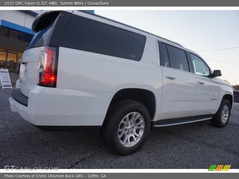 Summit White / Cocoa/Dune 2015 GMC Yukon XL SLT 4WD