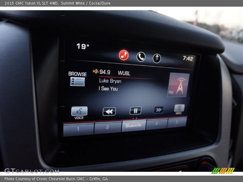 Summit White / Cocoa/Dune 2015 GMC Yukon XL SLT 4WD