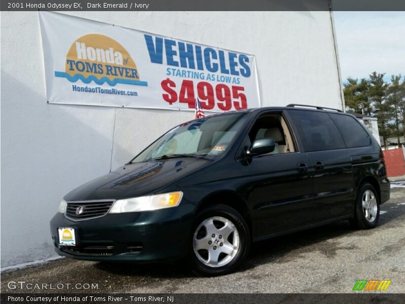 Dark Emerald / Ivory 2001 Honda Odyssey EX