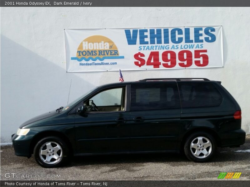 Dark Emerald / Ivory 2001 Honda Odyssey EX