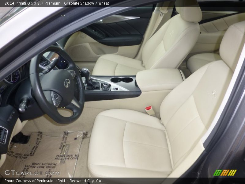  2014 Q 50 3.7 Premium Wheat Interior