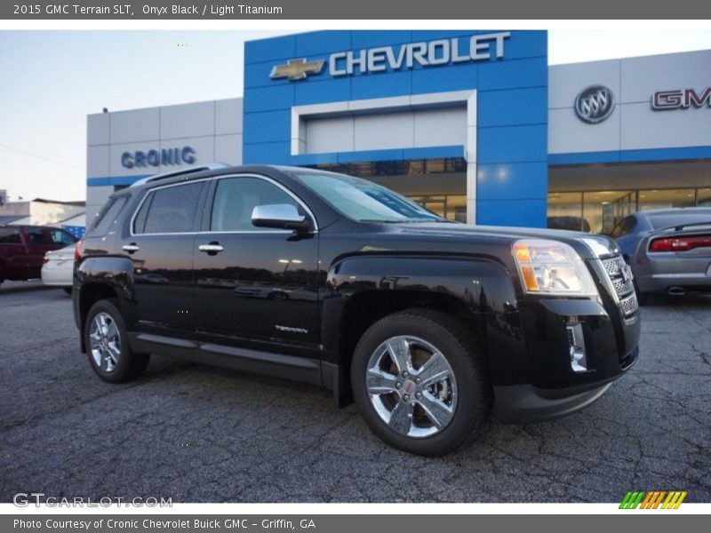 Onyx Black / Light Titanium 2015 GMC Terrain SLT