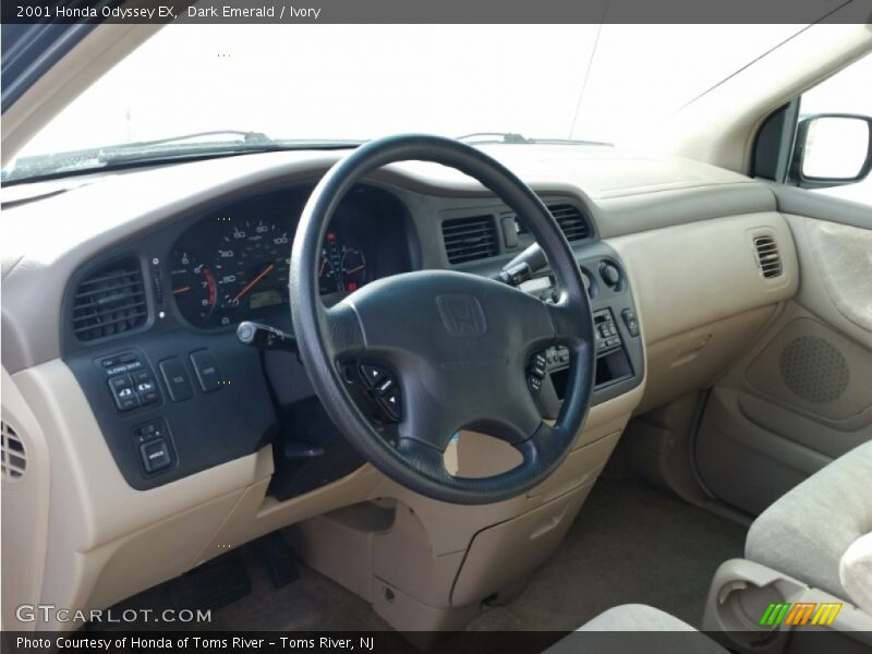 Dark Emerald / Ivory 2001 Honda Odyssey EX