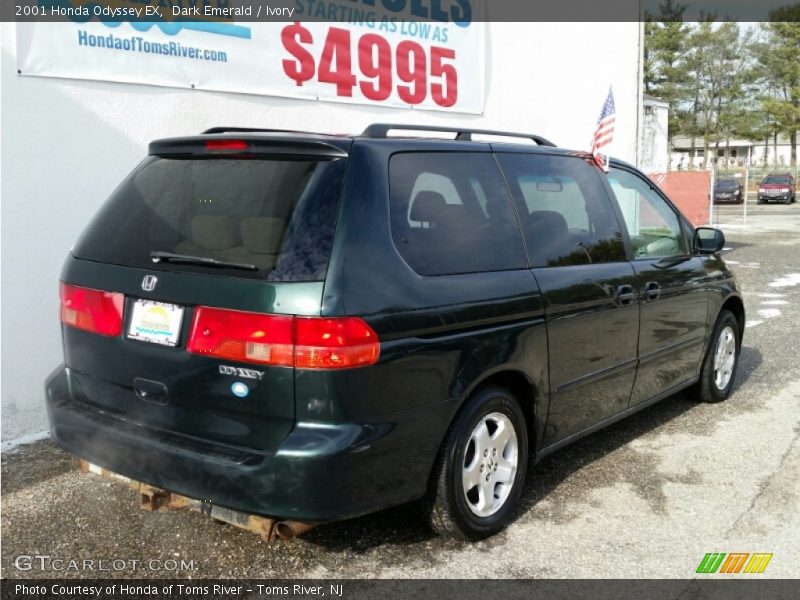 Dark Emerald / Ivory 2001 Honda Odyssey EX