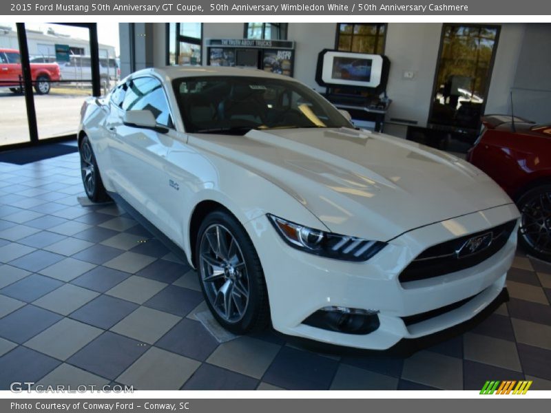 Front 3/4 View of 2015 Mustang 50th Anniversary GT Coupe