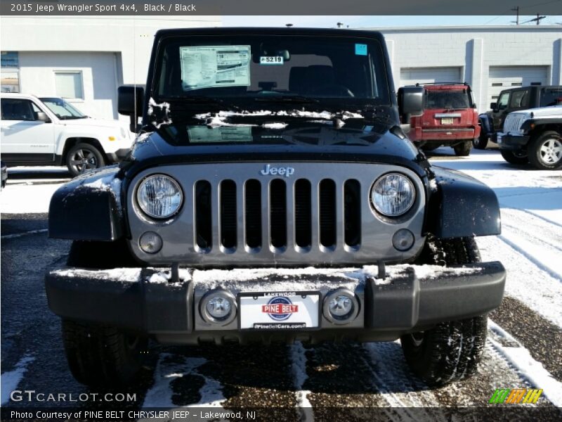Black / Black 2015 Jeep Wrangler Sport 4x4