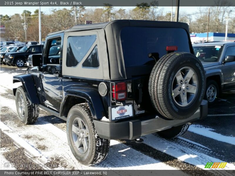 Black / Black 2015 Jeep Wrangler Sport 4x4