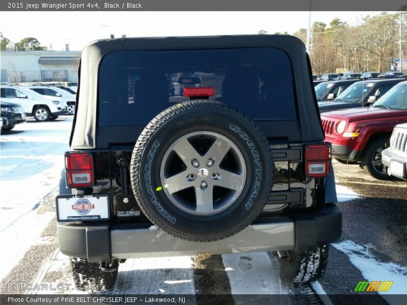 Black / Black 2015 Jeep Wrangler Sport 4x4