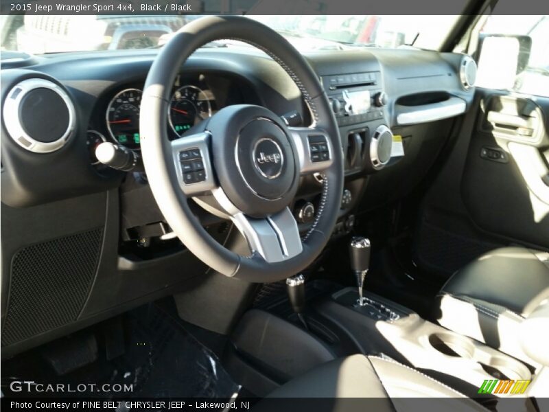 Black / Black 2015 Jeep Wrangler Sport 4x4