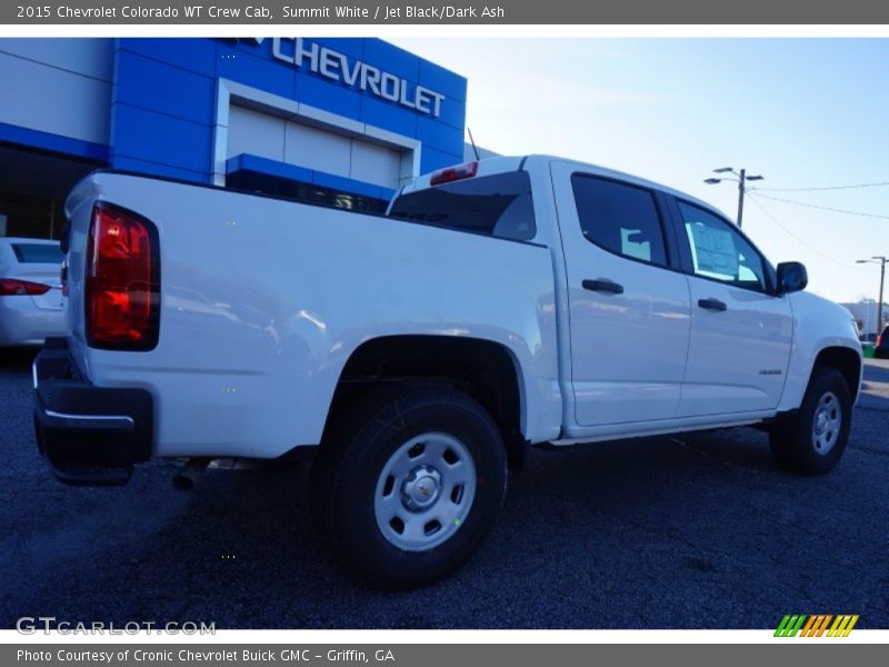 Summit White / Jet Black/Dark Ash 2015 Chevrolet Colorado WT Crew Cab