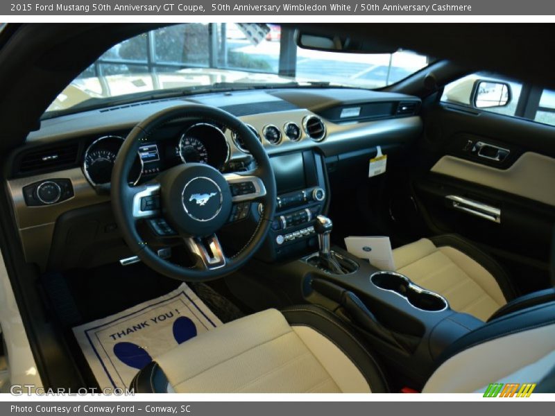 50th Anniversary Cashmere Interior - 2015 Mustang 50th Anniversary GT Coupe 