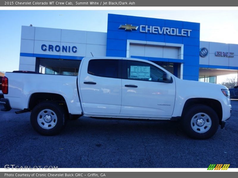Summit White / Jet Black/Dark Ash 2015 Chevrolet Colorado WT Crew Cab