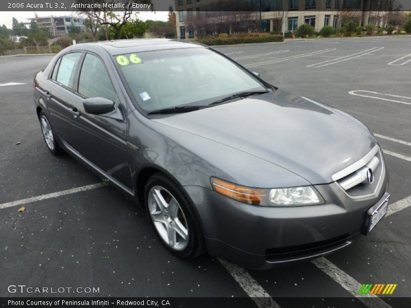 Anthracite Metallic / Ebony 2006 Acura TL 3.2