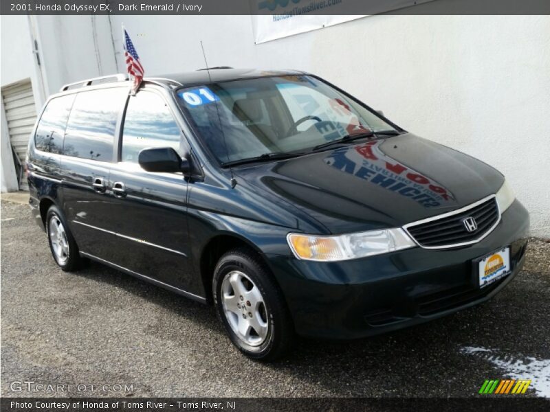 Dark Emerald / Ivory 2001 Honda Odyssey EX