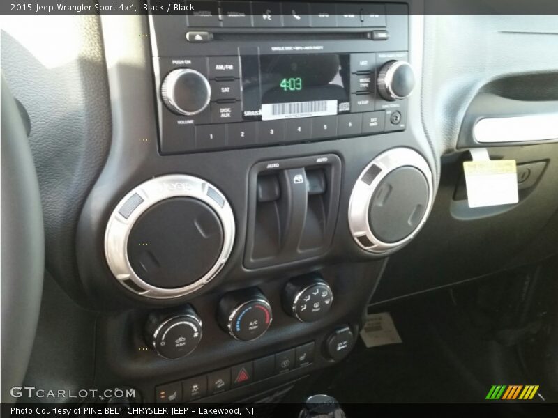 Black / Black 2015 Jeep Wrangler Sport 4x4