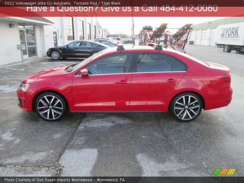 Tornado Red / Titan Black 2012 Volkswagen Jetta GLI Autobahn