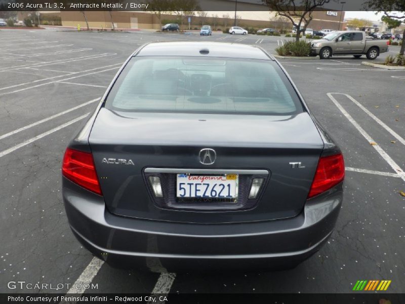 Anthracite Metallic / Ebony 2006 Acura TL 3.2