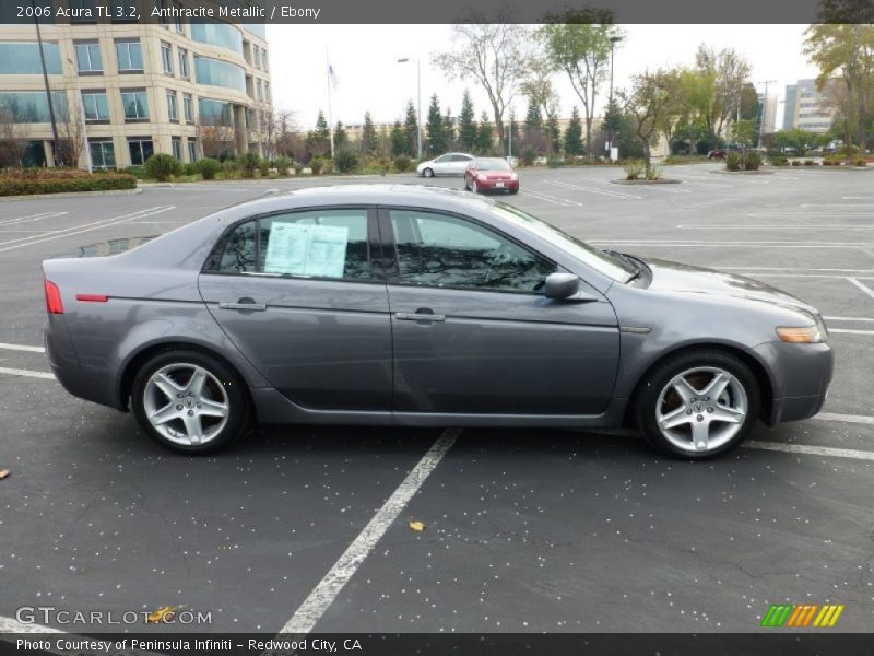 Anthracite Metallic / Ebony 2006 Acura TL 3.2