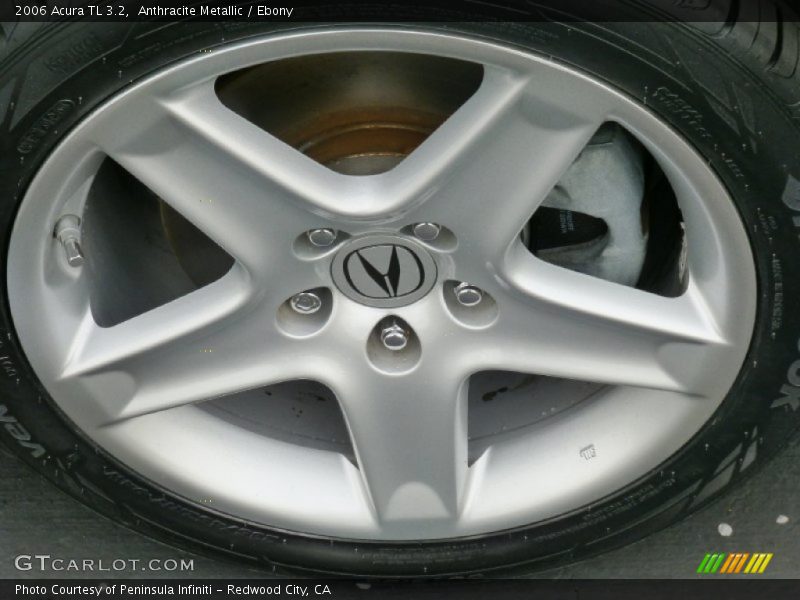 Anthracite Metallic / Ebony 2006 Acura TL 3.2