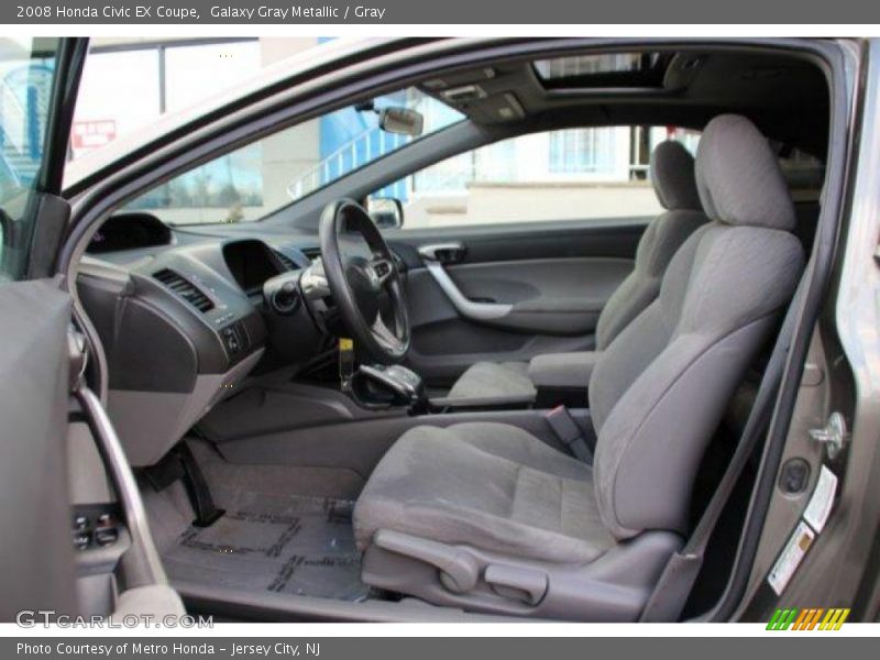 Front Seat of 2008 Civic EX Coupe