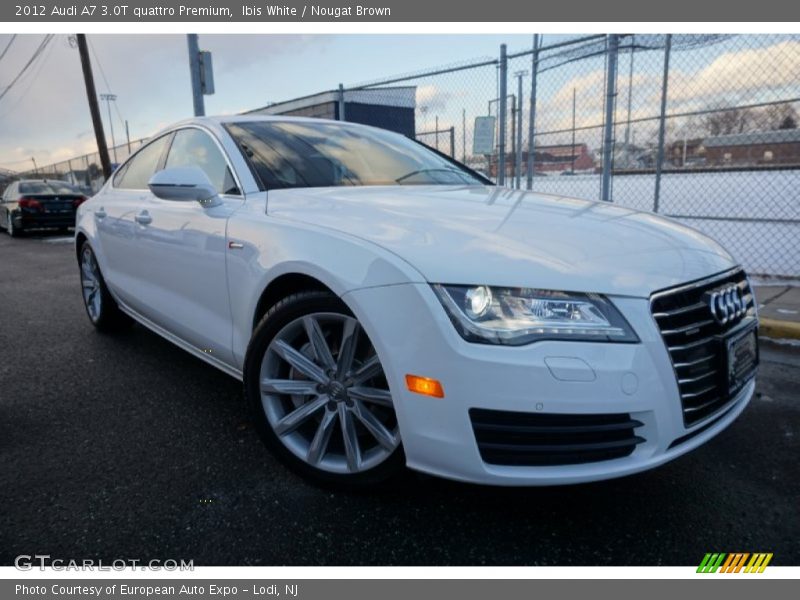 Ibis White / Nougat Brown 2012 Audi A7 3.0T quattro Premium