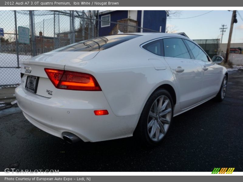 Ibis White / Nougat Brown 2012 Audi A7 3.0T quattro Premium
