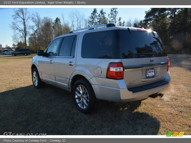 Ingot Silver Metallic / Ebony 2015 Ford Expedition Limited
