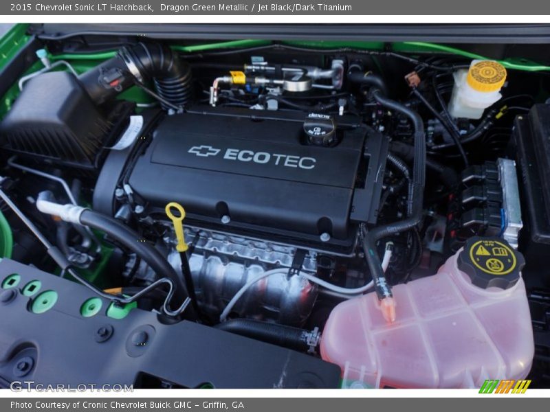 Dragon Green Metallic / Jet Black/Dark Titanium 2015 Chevrolet Sonic LT Hatchback
