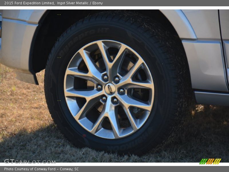 Ingot Silver Metallic / Ebony 2015 Ford Expedition Limited