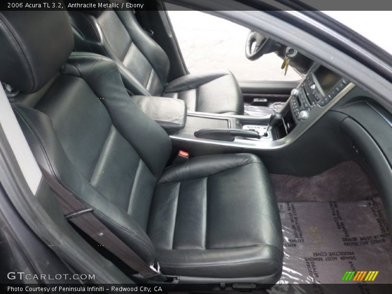 Anthracite Metallic / Ebony 2006 Acura TL 3.2