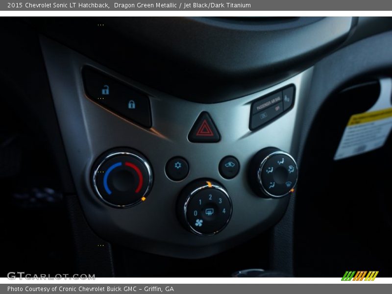 Dragon Green Metallic / Jet Black/Dark Titanium 2015 Chevrolet Sonic LT Hatchback