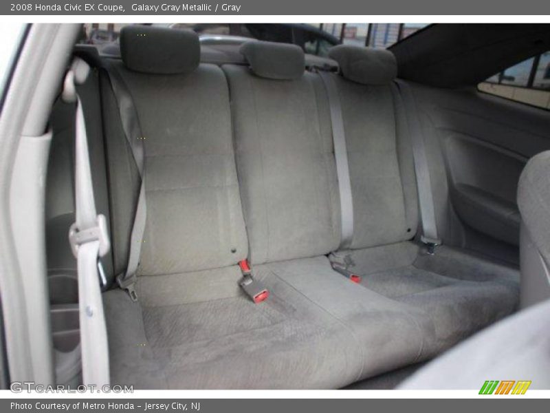 Rear Seat of 2008 Civic EX Coupe