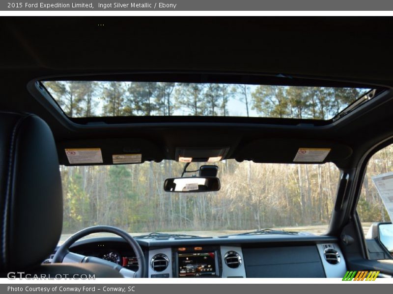 Ingot Silver Metallic / Ebony 2015 Ford Expedition Limited