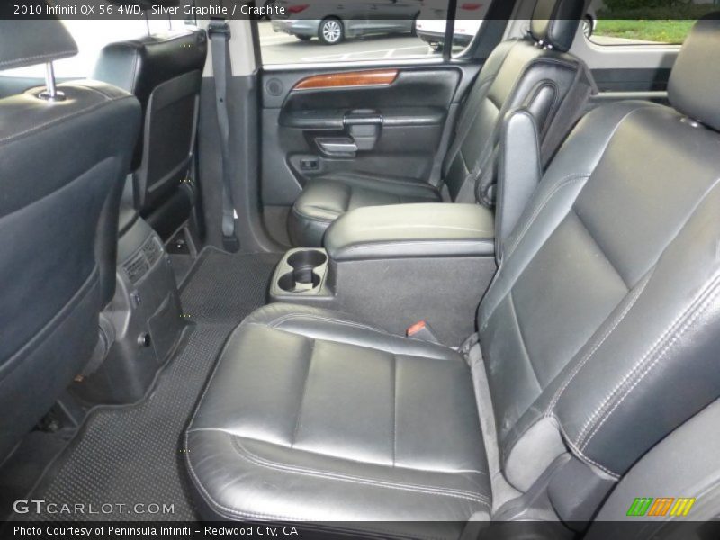 Silver Graphite / Graphite 2010 Infiniti QX 56 4WD