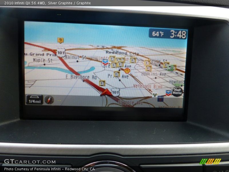 Silver Graphite / Graphite 2010 Infiniti QX 56 4WD