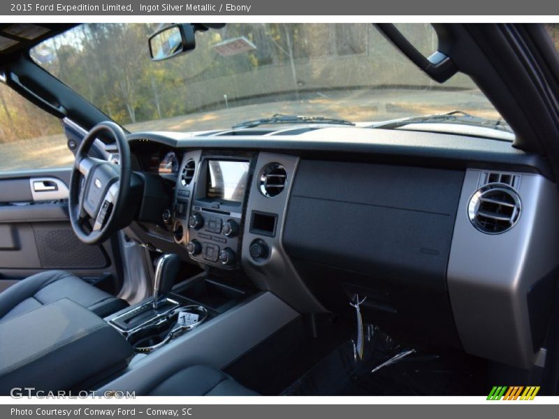 Ingot Silver Metallic / Ebony 2015 Ford Expedition Limited