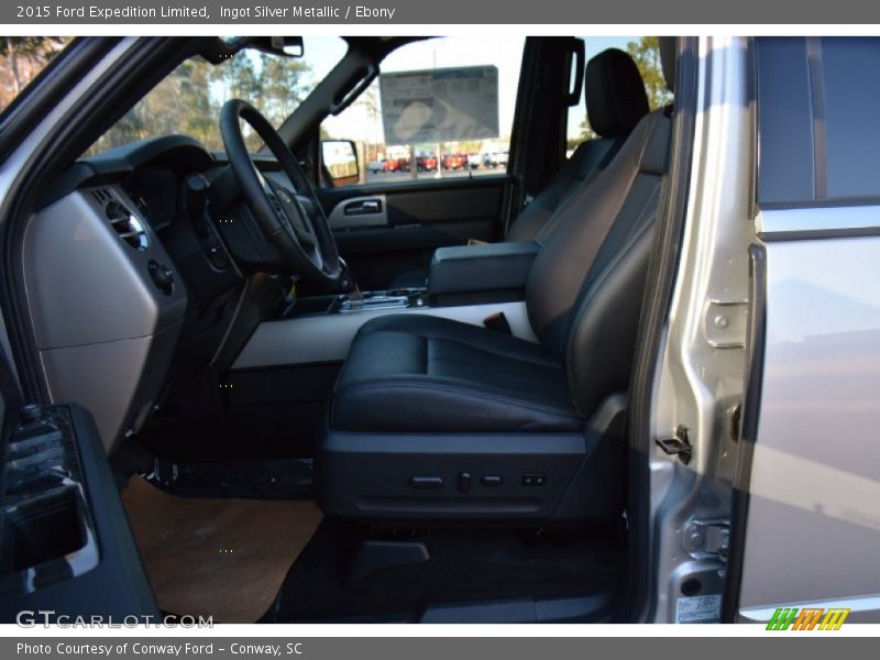 Ingot Silver Metallic / Ebony 2015 Ford Expedition Limited