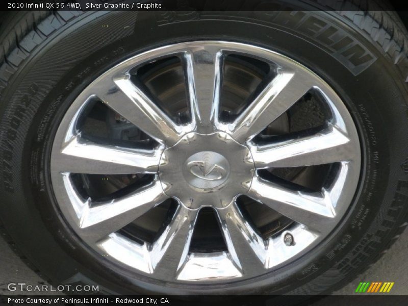 Silver Graphite / Graphite 2010 Infiniti QX 56 4WD
