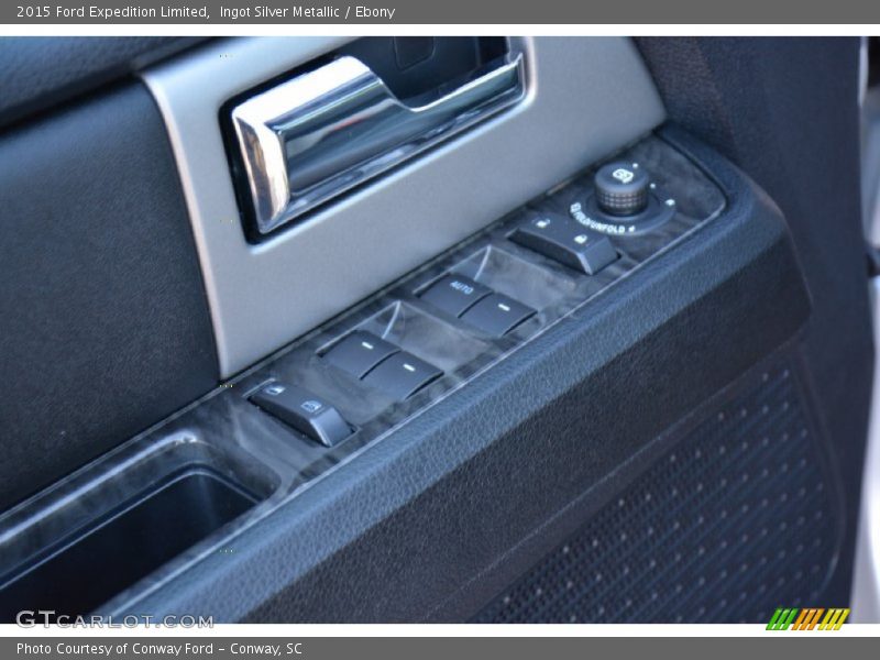 Ingot Silver Metallic / Ebony 2015 Ford Expedition Limited