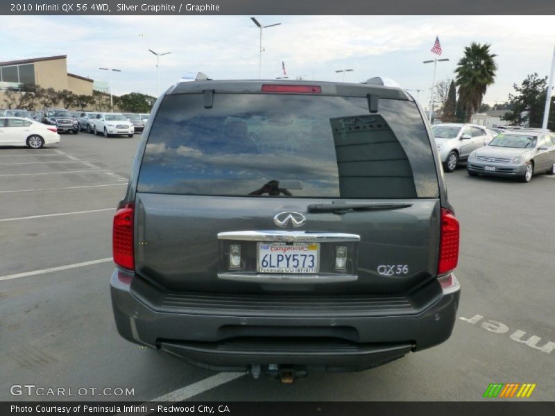 Silver Graphite / Graphite 2010 Infiniti QX 56 4WD