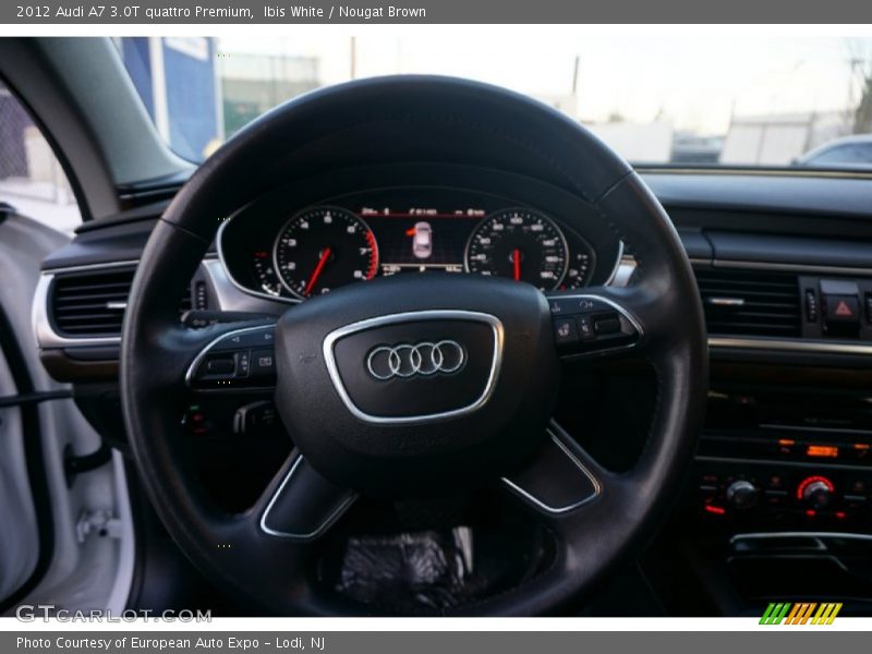 Ibis White / Nougat Brown 2012 Audi A7 3.0T quattro Premium