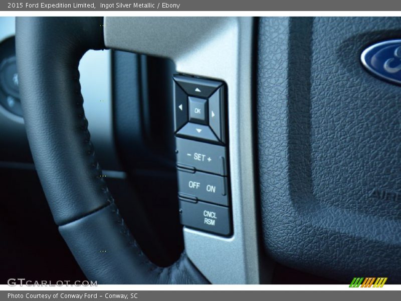 Ingot Silver Metallic / Ebony 2015 Ford Expedition Limited