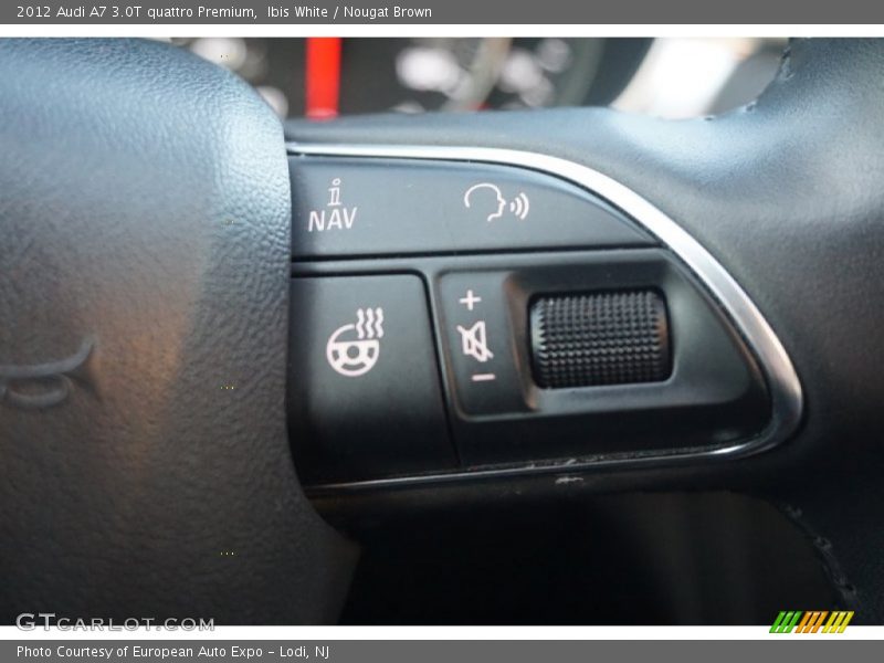 Ibis White / Nougat Brown 2012 Audi A7 3.0T quattro Premium