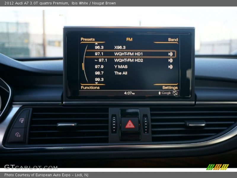 Ibis White / Nougat Brown 2012 Audi A7 3.0T quattro Premium